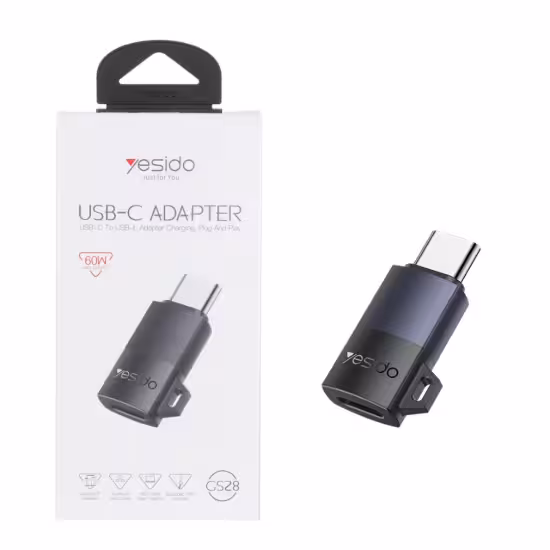 تبدیل لایتنینگ به USB-C یسیدو مدل GS28