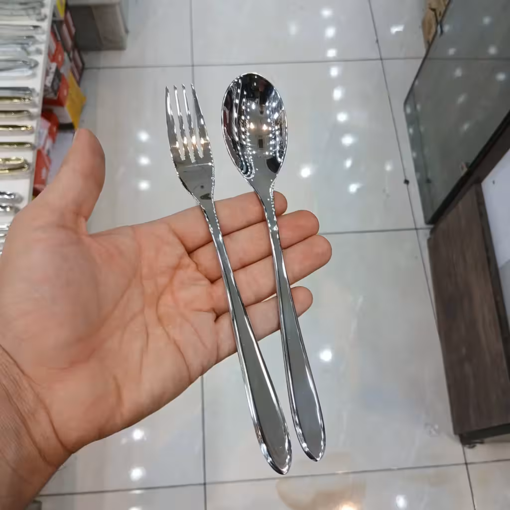 قاشق و چنگال غذاخوری 12 پارچه لوکا مدل 495m