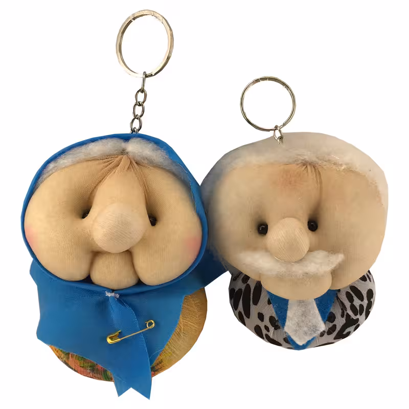 جاکلیدی مدل بابا بزرگ و مامان بزرگ مجموعه دو عددی