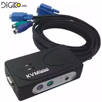 KVM سوئیچ 2 پورت PS2 اتوماتیک (مارک فرانت)