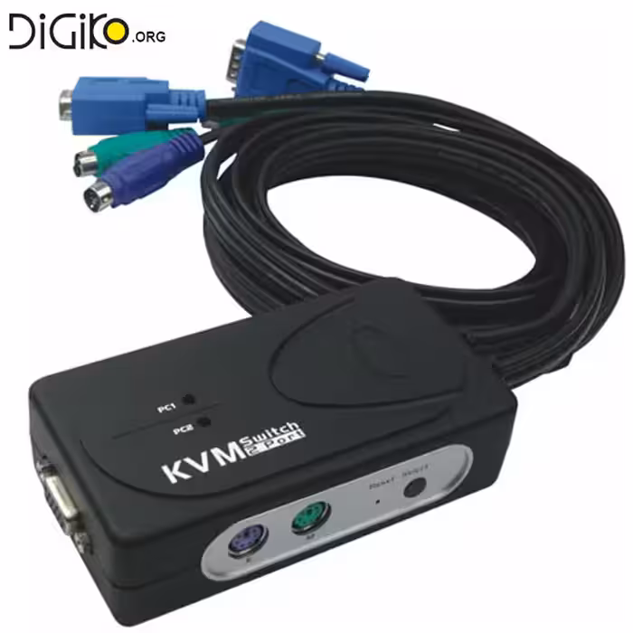 KVM سوئیچ 2 پورت PS2 اتوماتیک (مارک فرانت)