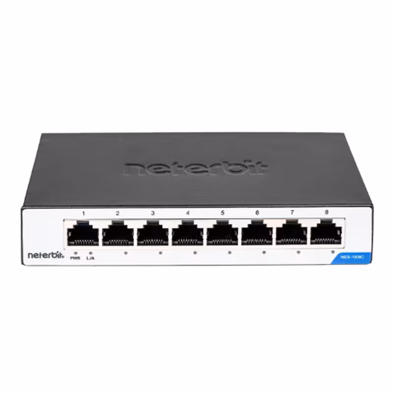 سوئیچ شبکه نتربیت مدل NES-1008C