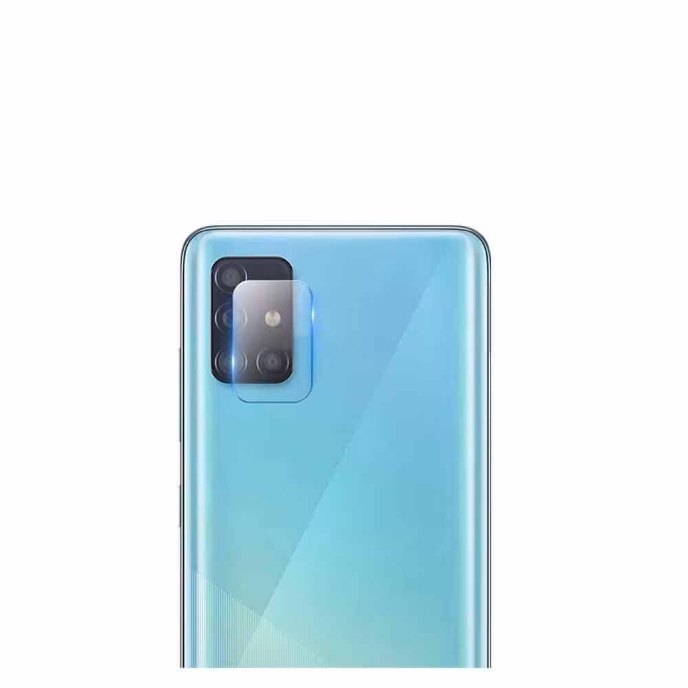 محافظ لنز دوربین شیشه ای مناسب برای Samsung A51