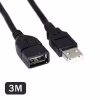 کابل USB M-F افزایش 3 متری DETEX