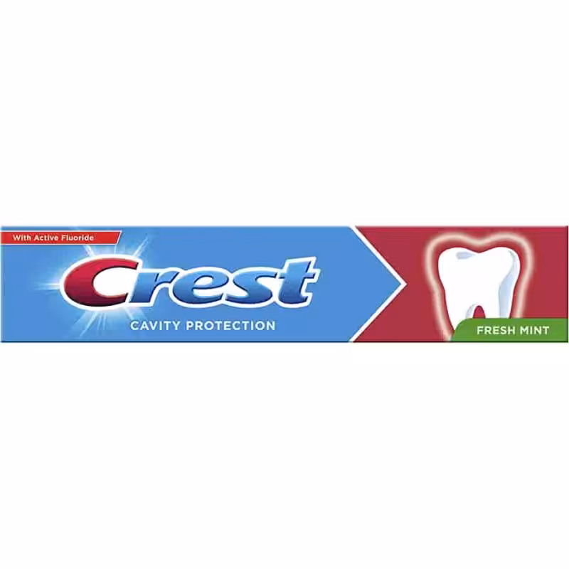 خمیر دندان کرست مدل Cavity Protection طعم نعنایی 125 میل