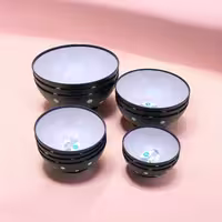 کاسه پلاستیکی مدل Spotty bowl برند هوبی لایف ترکیه در 4 سایز مختلف _ رنگ صورتی و مشکی