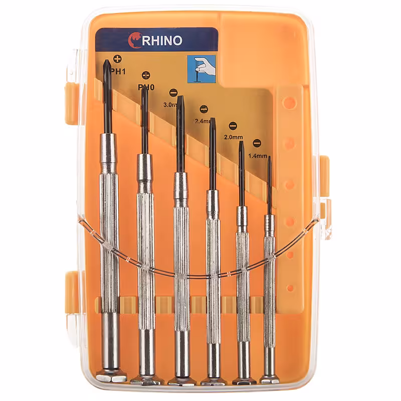 مجموعه 6 عددی پیچ گوشتی ساعتی رینو مدل RPT-350 | کالا مکس