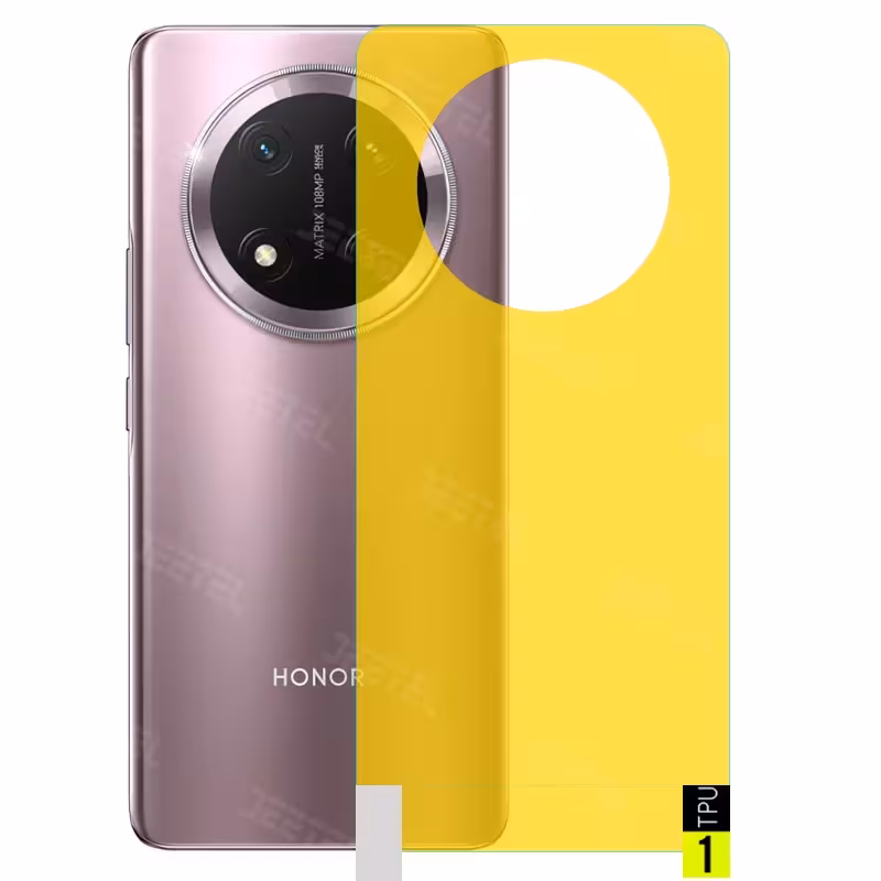 برچسب نانو پشت گوشی Honor X9C مدل فول کاور شفاف آنتی شوک
