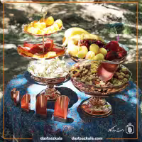 سرویس پذیرایی مسی زنجان مدل خورشیدی مجموعه 4 عددی کد AAS-10