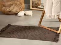پادری حوله ای انگلیش هوم طرح Tasseled سایز 50*70 سانتی متر