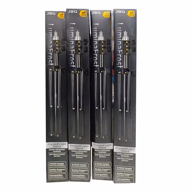 سه پایه نگهدارنده گوشی ،دوربین و رینگ لایت 2.1متری فلزی JBQ