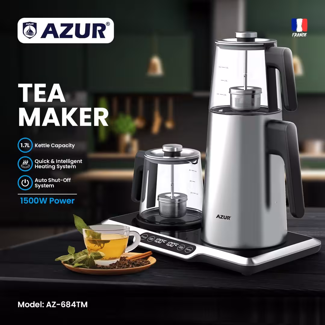 چایی ساز دوقوری آزور مدل AZ-684