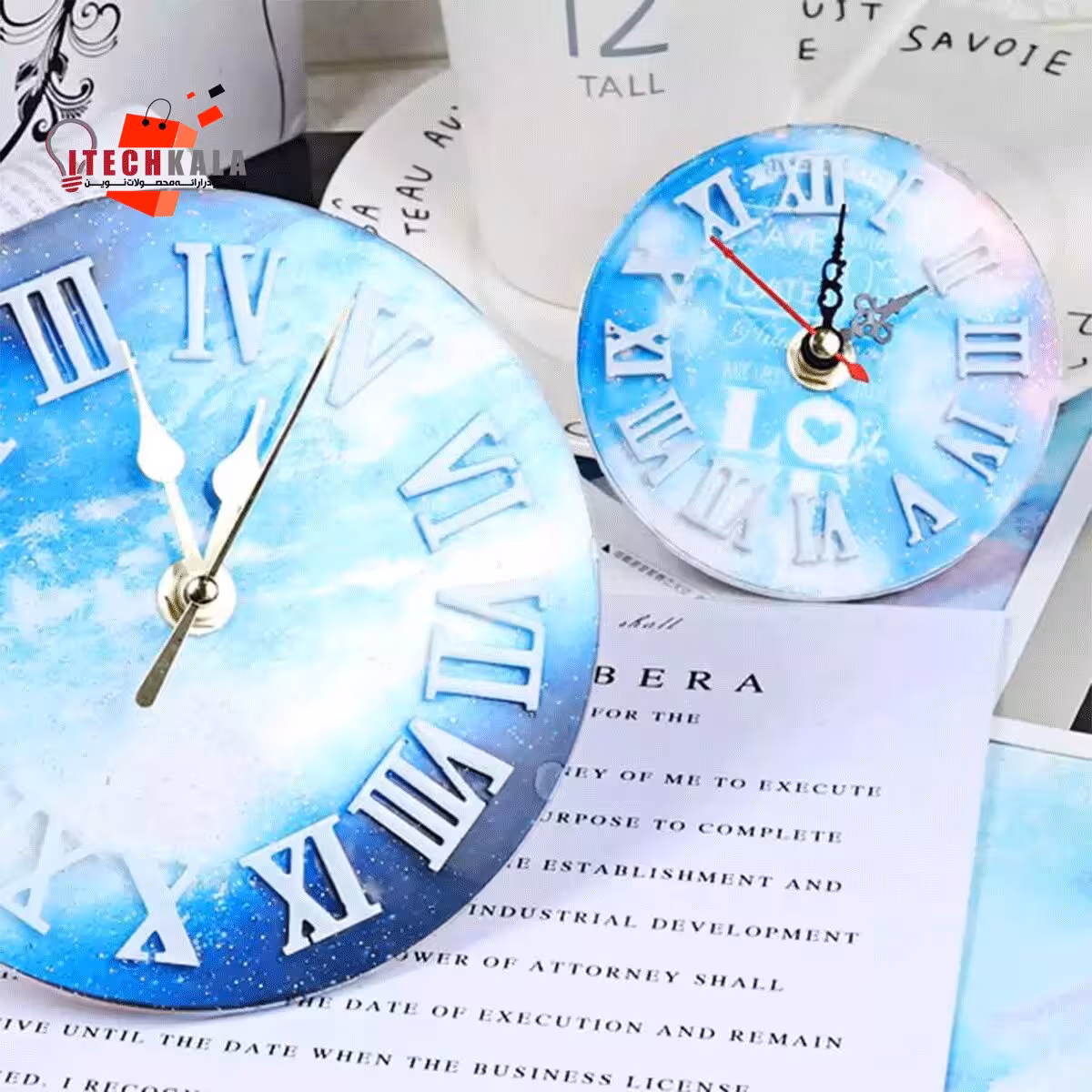 قالب سیلیکونی ساعت رو میزی (قطر 10 سانت)