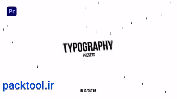 دانلود پروژه آماده انیمیشن متن پرشی پریمیر Bounce Text Animations - پک تول