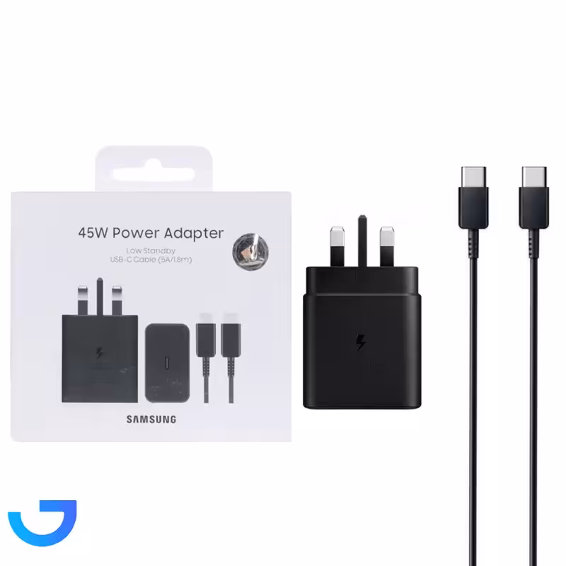 جزئیات ، قیمت و خرید شارژر سه پین   کابل سرکارتنی اصل SAMSUNG 45W T4511 ( فست و PD) | فروشگاه آریا