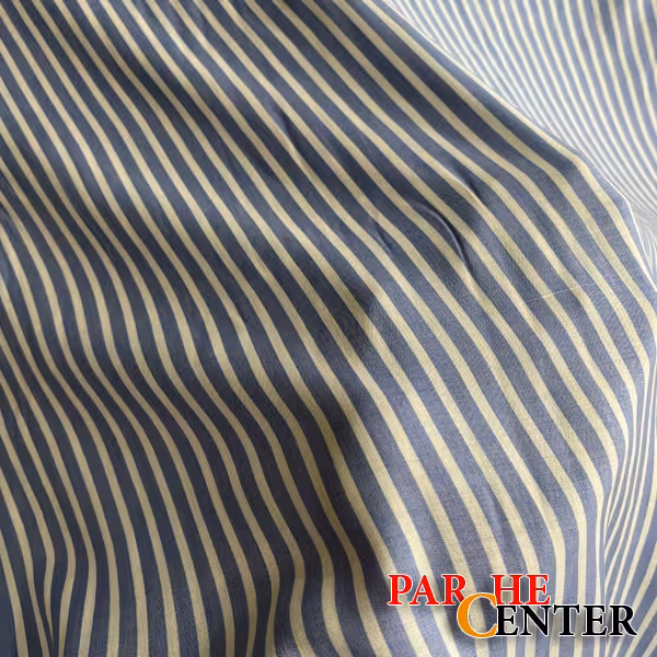 پارچه ته طاقه نخی راه راه متراژ 80 سانتی متر