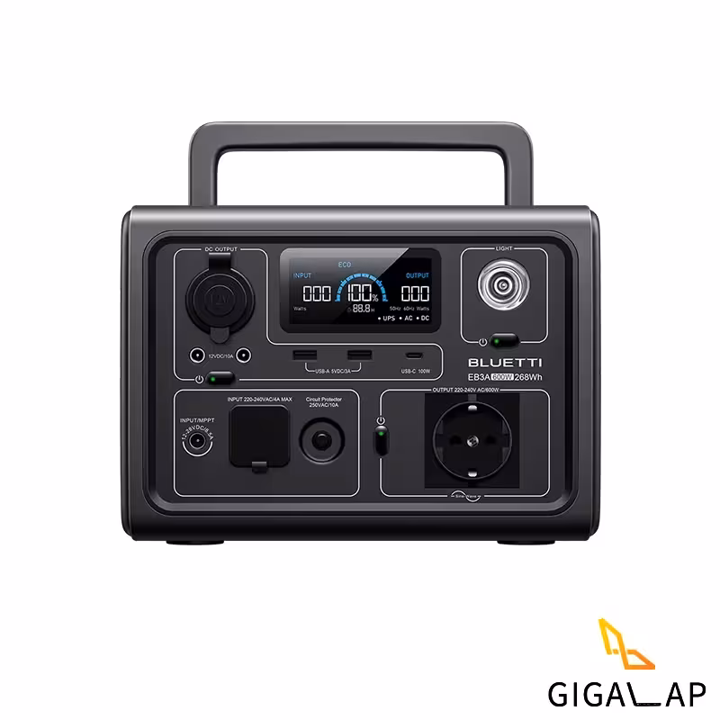 پاور استیشن UPS همراه قدرتمند 600 وات بلوتی مدل BLUETTI EB3A 600W