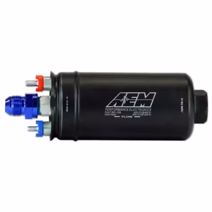 خرید پمپ بنزین اکسترنال AEM مدل 400 LPH مناسب خودروهای تقویت شده | اتوموبی