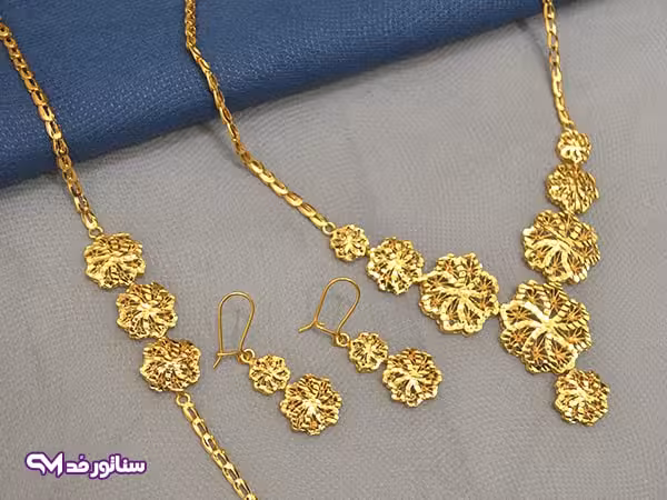 سرویس استیل طرح طلا N8082