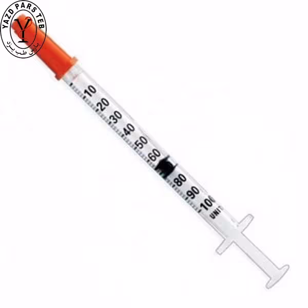 سرنگ انسولین استریل 1cc  آوا پزشک G31 – 8mm