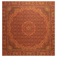 رومیزی مربع ترمه ابریشم کد TRM75