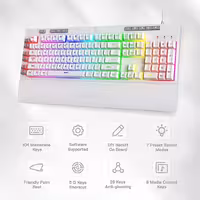 خرید کیبورد Redragon Shiva K512 White با بهترین قیمت