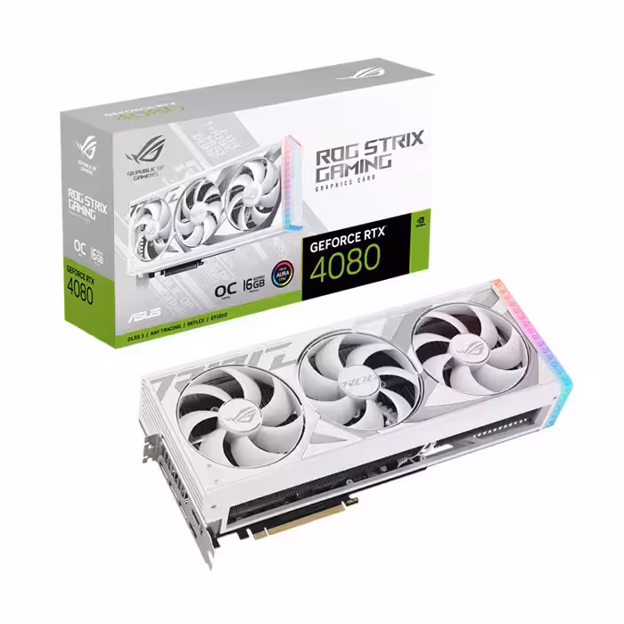 کارت گرافیک ایسوس ROG Strix GeForce RTX 4080 16GB White OC Edition