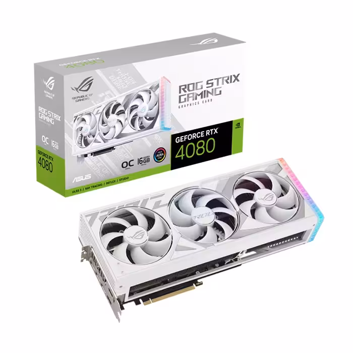 کارت گرافیک ایسوس ROG Strix GeForce RTX 4080 16GB White OC Edition