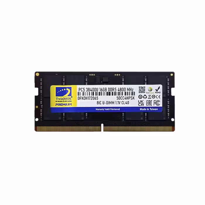 رم لپ تاپ توین موس 16 گیگابایت DDR5 با فرکانس 4800 مگاهرتز