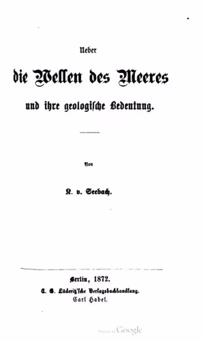 خرید و دانلود نسخه کامل کتاب Ueber die Wellen des Meeres und ihre geologiſche Bedeutung