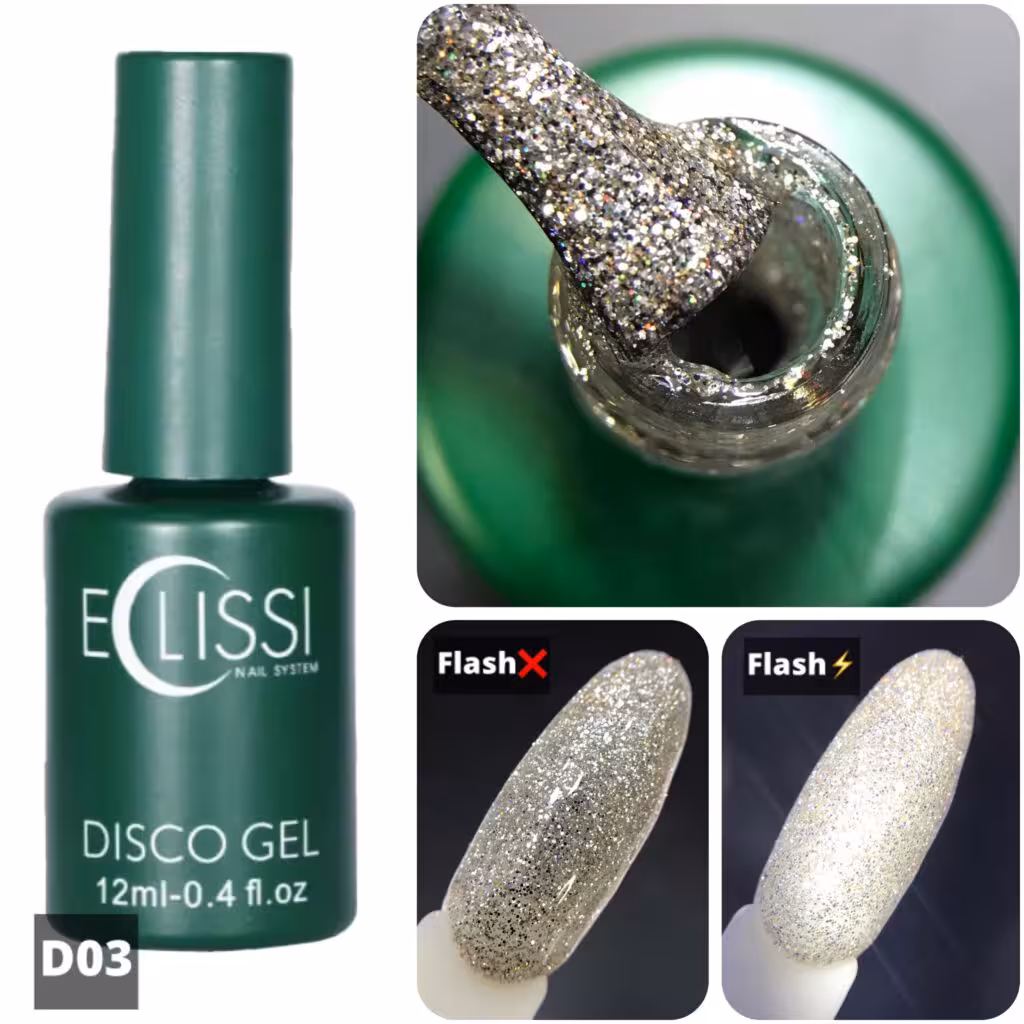 دیسکو ژل ناخن ECLISSI اکلیسی 12 میل کد D03