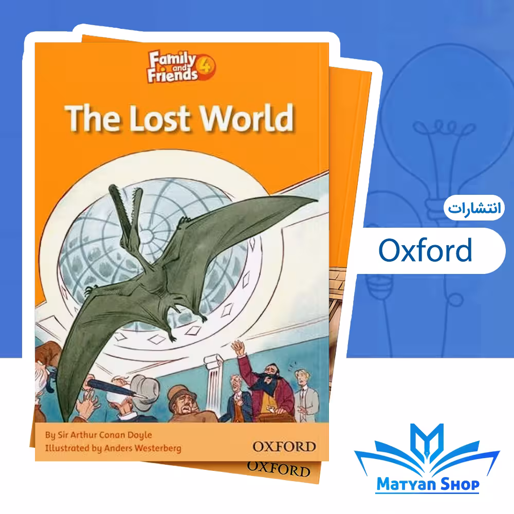 کتاب family friends Readers 4 the lost world