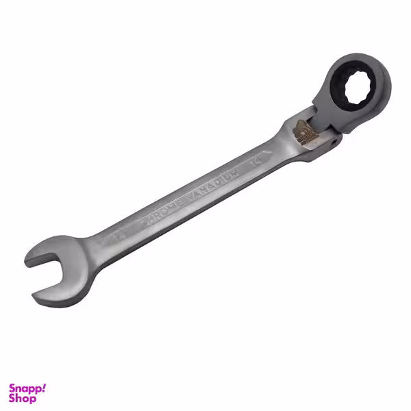 آچار یکسر تخت و یکسر رینگی جغجغه ای مدل گوریلا کد YP-TASHO-014MM سایز 14 میلی متر