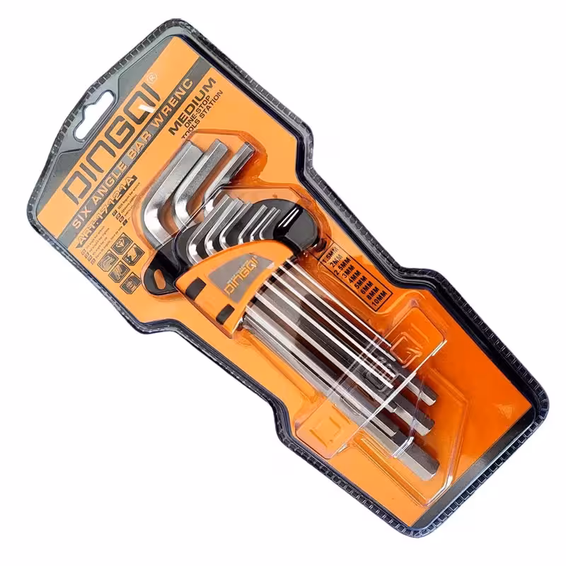 ست 9 پارچه آچار آلن شش گوش دینگی مدل 17121A