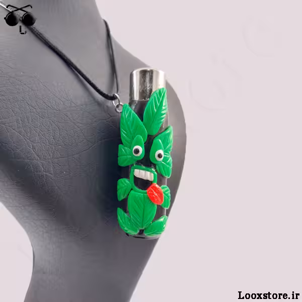 فندک گردنبندی مدل برگ خندون! جاکلیدی