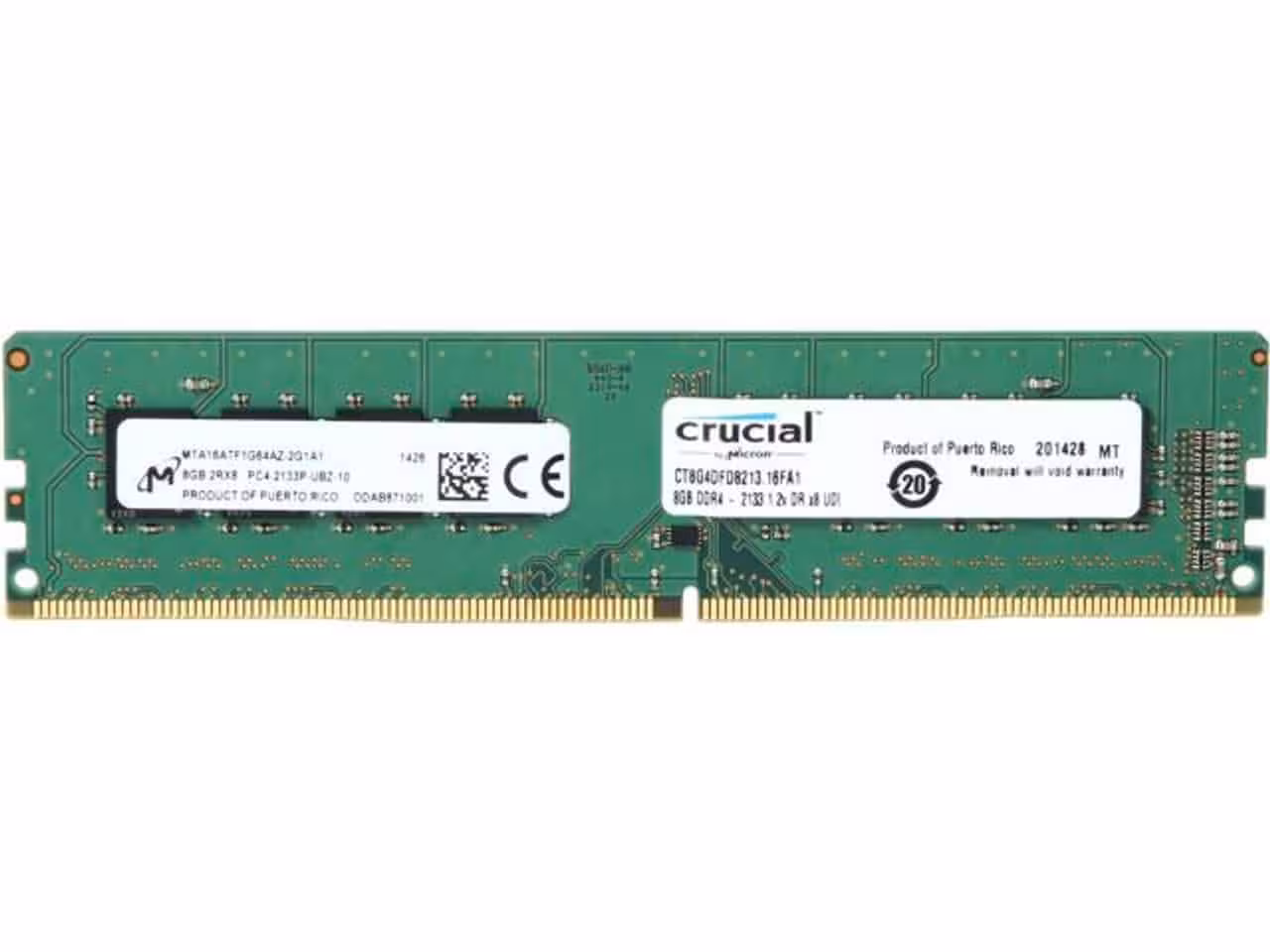 رم کامپیوتر میکرون DDR4 2133P ظرفیت 8 گیگابایت