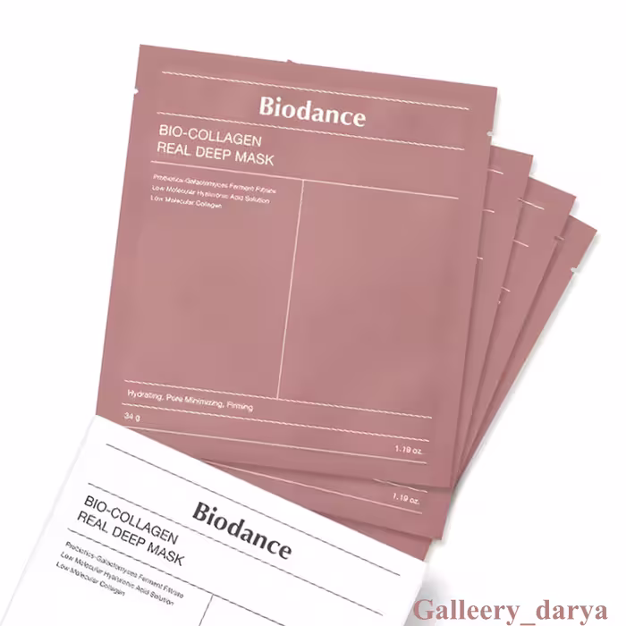 ماسک ورقه ای جوانساز و حاوی کلاژن برند بایودنس Biodance