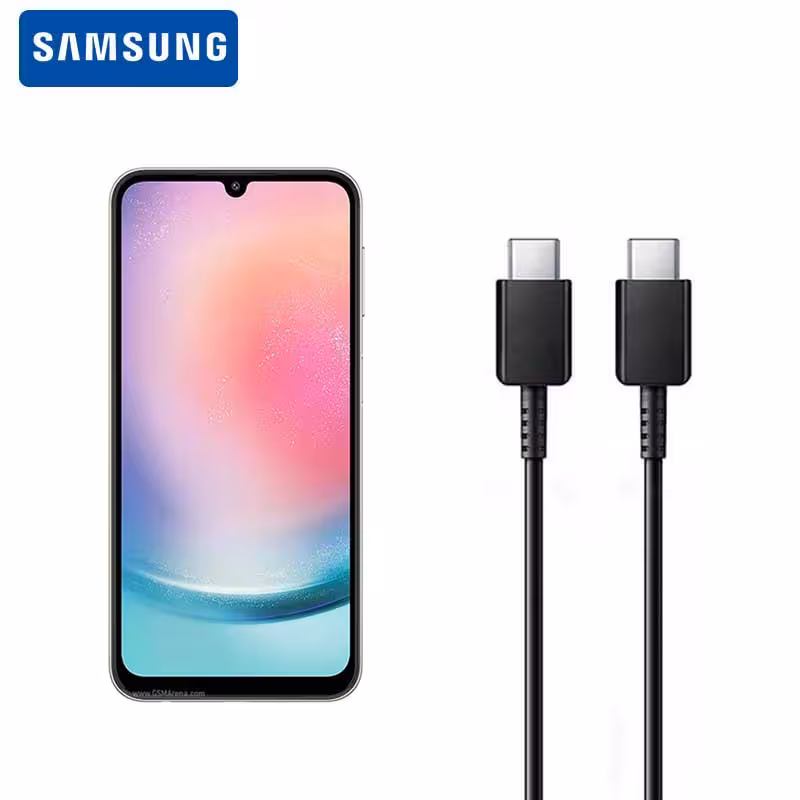 کابل شارژ سامسونگ A24 5G فست شارژ تایپ سی به تایپ سی Samsung Type C Cable 3A
