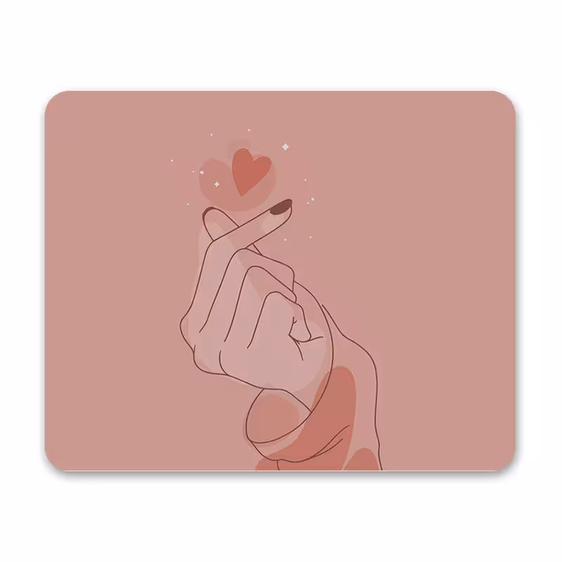 پد موس - پد ماوس طرح قلب کره ای کد P100342
