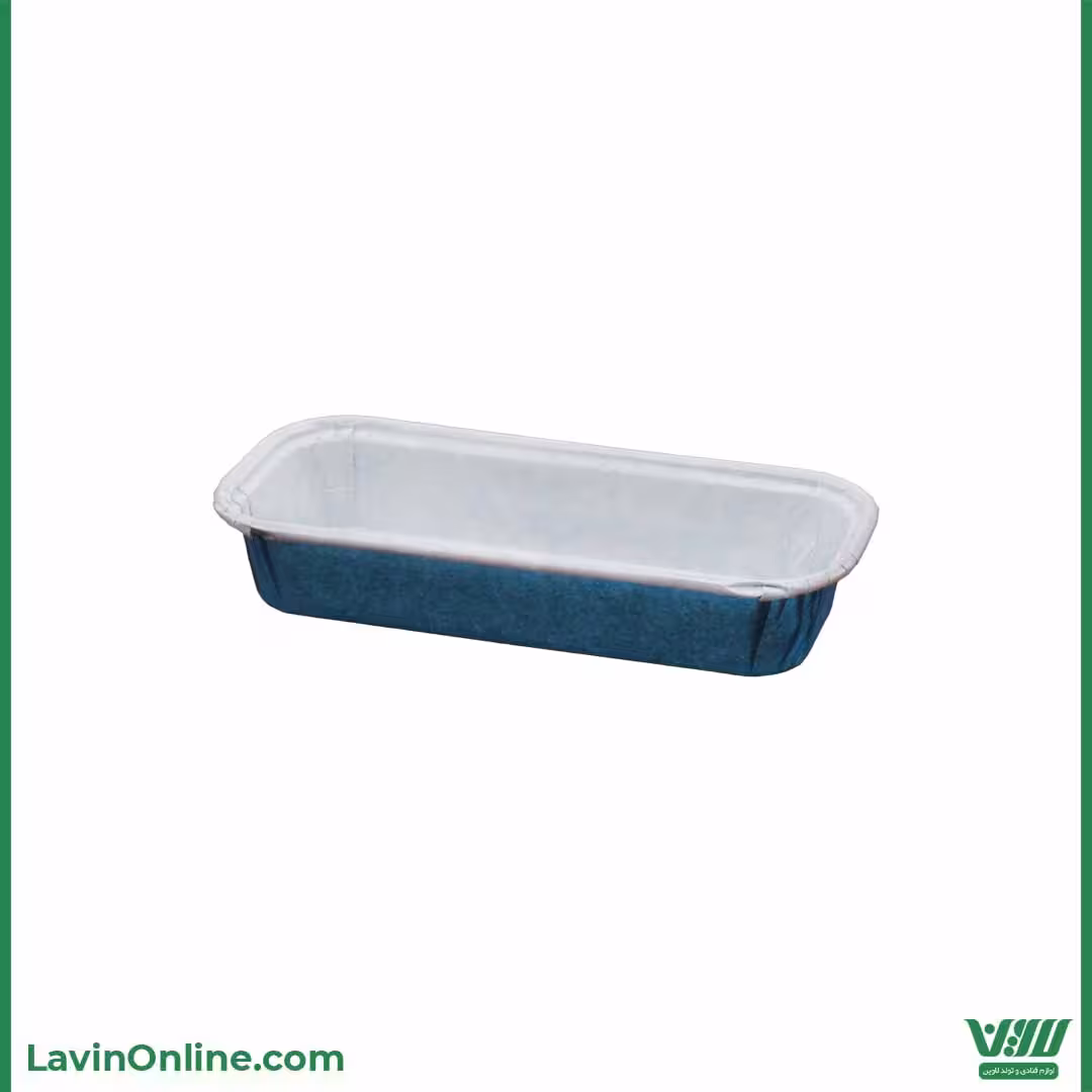 کپسول مافین مستطیل آبی