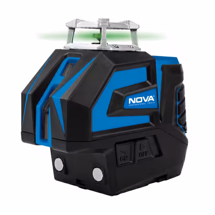 تراز لیزری شارژی 360 درجه دوخط سبز G نووا مدل 2665G
