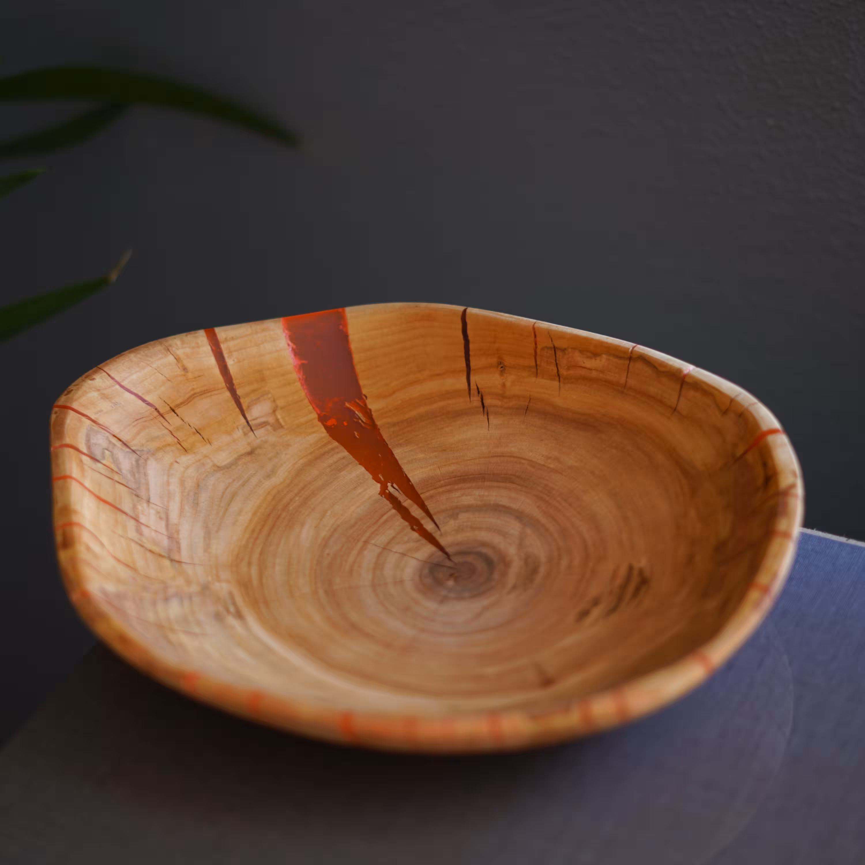 ظرفِ رزین و چوب ِ زالزالک