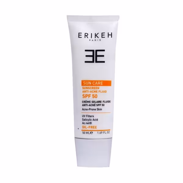 فلوئید ضد آفتاب و ضد جوش SPF50 اریکه 50 میلی لیتر