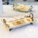 PERANS پرنس  ظروف پذیرایی چینی زینک مدل ایلیا رولت خوری   E1-1014