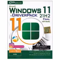 سیستم عامل Windows 11 21H2 Final  DriverPack Solution نشر پرنیان