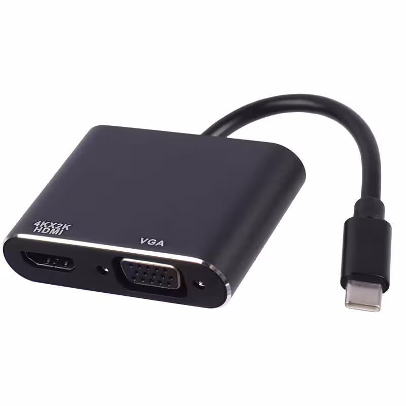 مبدل Type-C به HDMI/VGA کی نت