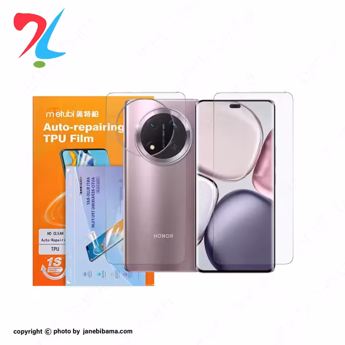 گلس honor x9c مدل نانو هیدروژل شفاف برند میتوبل-جلو