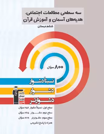 سه سطحی مطالعات اجتماعی، هدیه های آسمان و آموزش قرآن ششم دبستان قلم چی