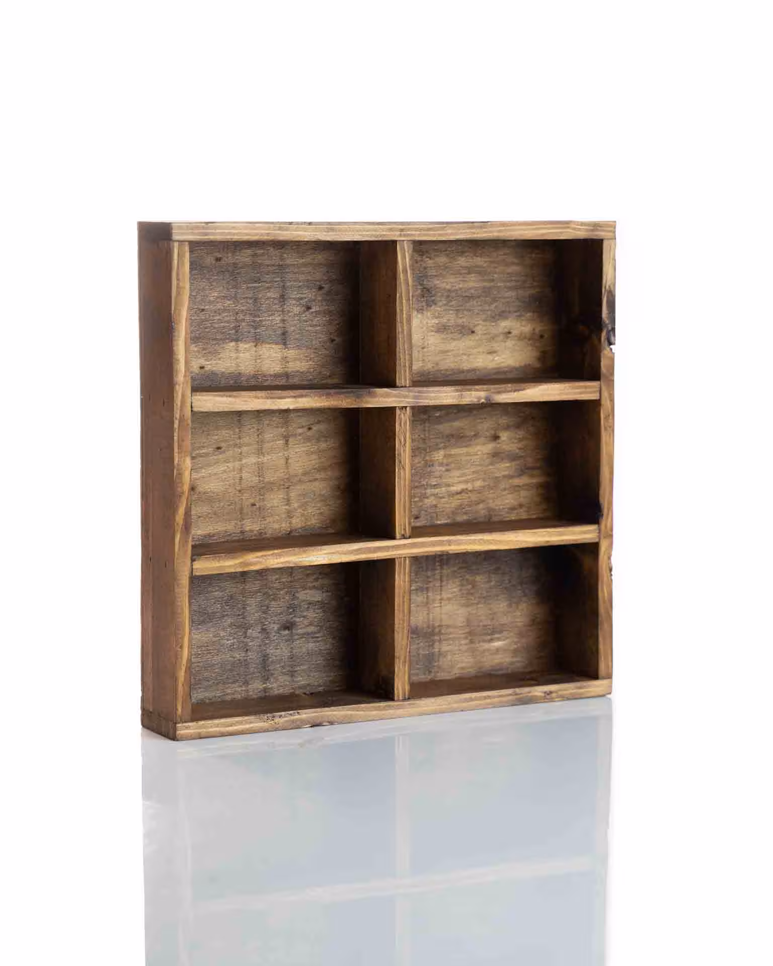شلف چوبی 6 خانه