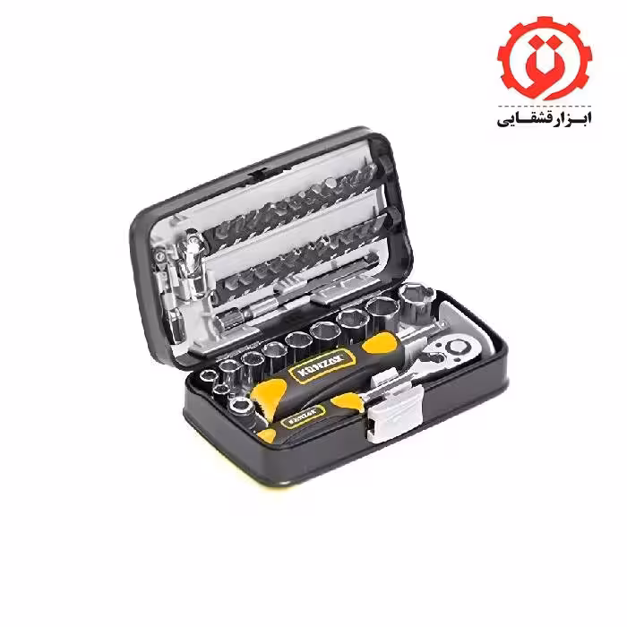 جعبه بیت و بکس 38 پارچه 1/4 اینچ کنزاکس مدل 9438